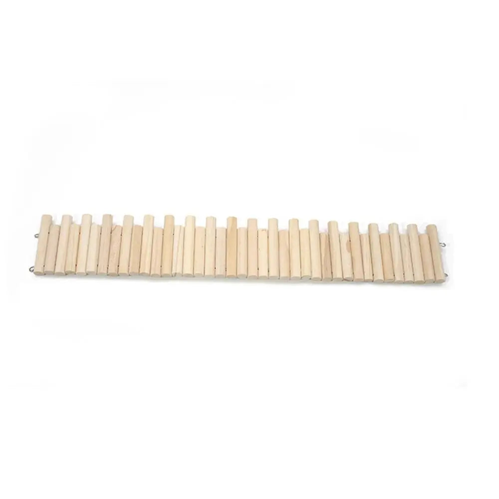 Bendable Hamster Multifunctional Easy To Install Hamster Wooden Cage Decoration