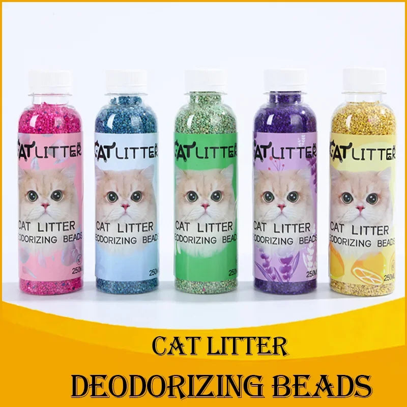 Cat Litter Deodorant Beads Air Freshener Deodorant Deodorant Cat Litter Box Antiodorant Beads Fragrant Beads Cat Accessories