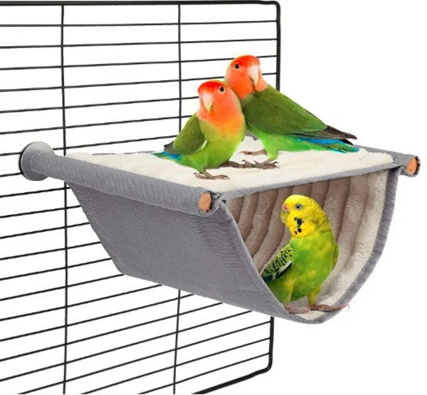 Multi - colored Detachable and Washable Hanging Cradles for Parrot and Pet Hamster on Windowsill for Warmth
