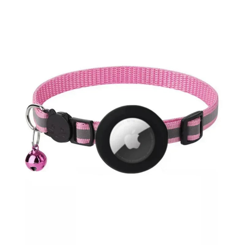Dog Gps Trackers Collar Mini Pet Tracker Reflective Breakaway Airtag Cat Collar For Airtag Cat Dog Accessories