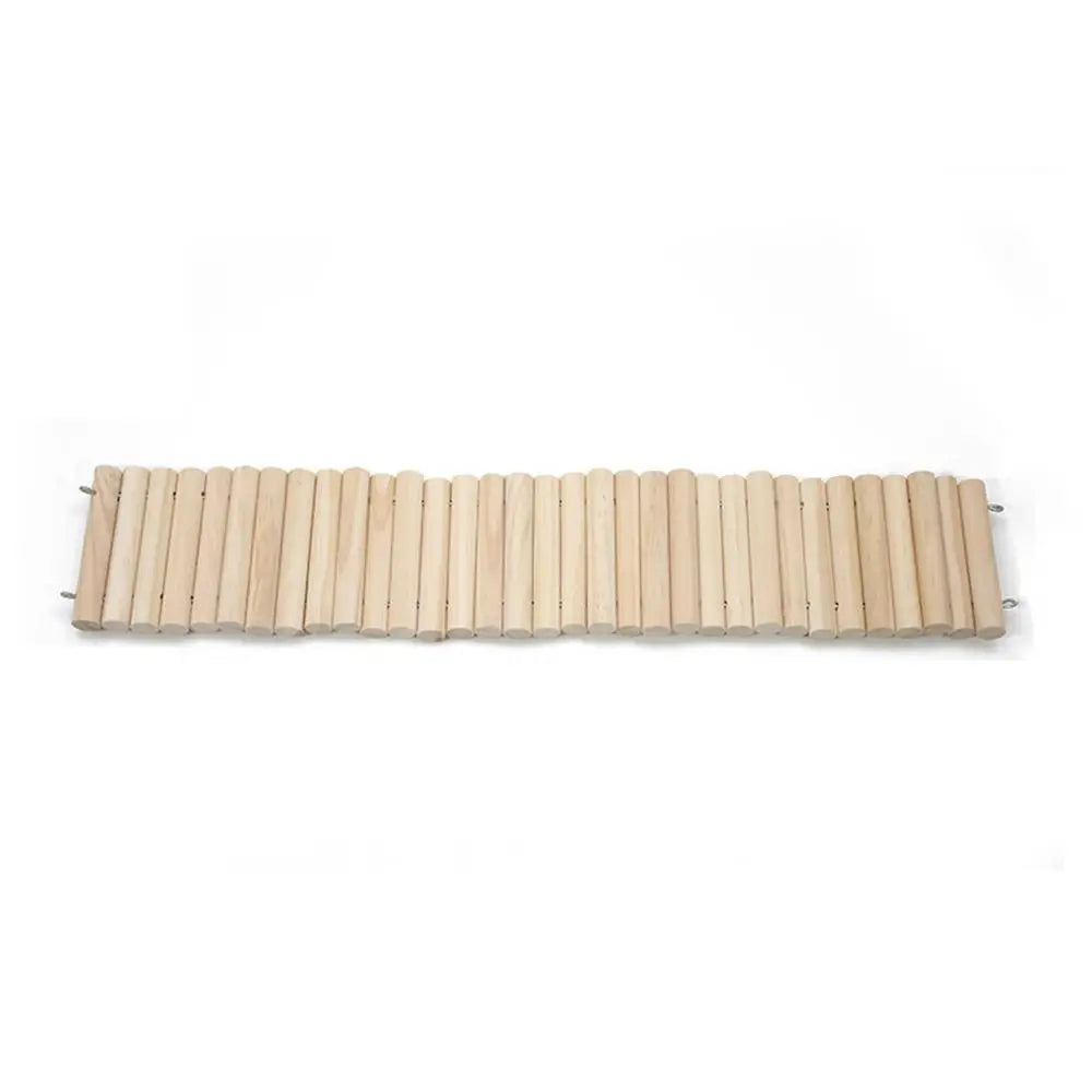 Bendable Hamster Multifunctional Easy To Install Hamster Wooden Cage Decoration