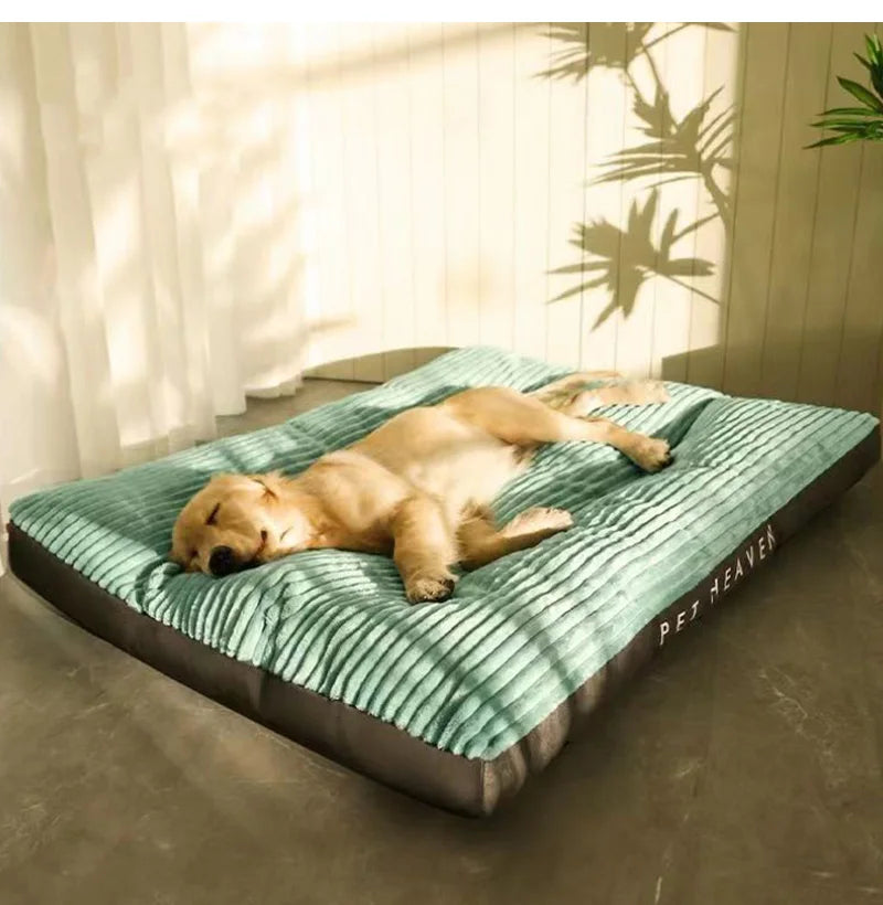 Corduroy Pet Dog Bed Winter Warm Dog Sleeping Mat Detachable Puppy Bed Soft Pet Mat for Small Medium Large Dogs Dog Accessories