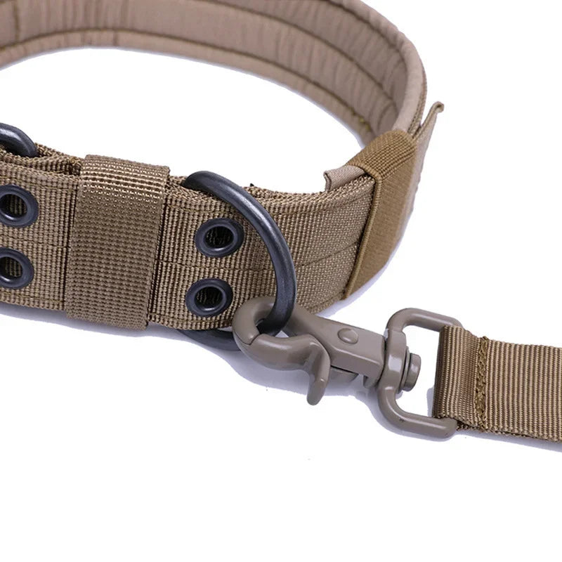 Adjustable Dog Collars Classic Reflective Training Military Dog Collar Nylon Heavy Duty Tactical Dog Collar German Shepherd