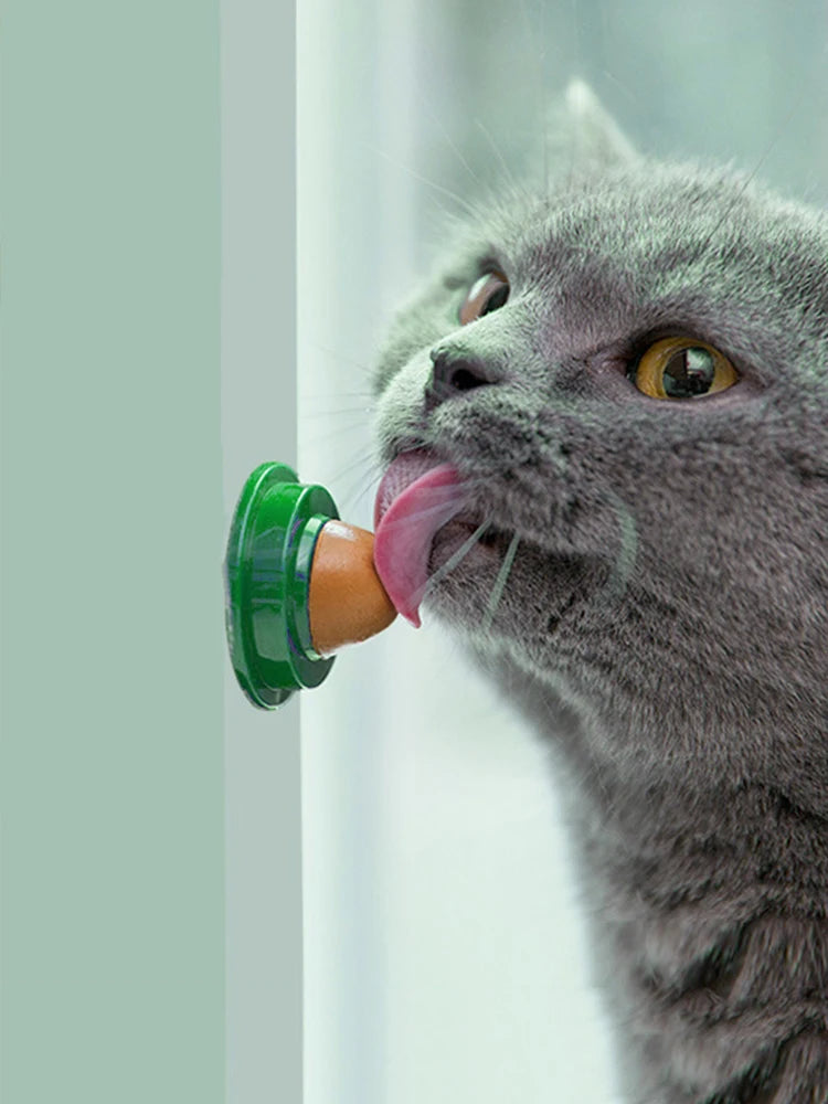 5/10Pcs Catnip Wall Ball Healthy Nutrition Lickable Pet Catnip Cat Sugar Ball Cat Snacks Candy Ball Pet Supplies