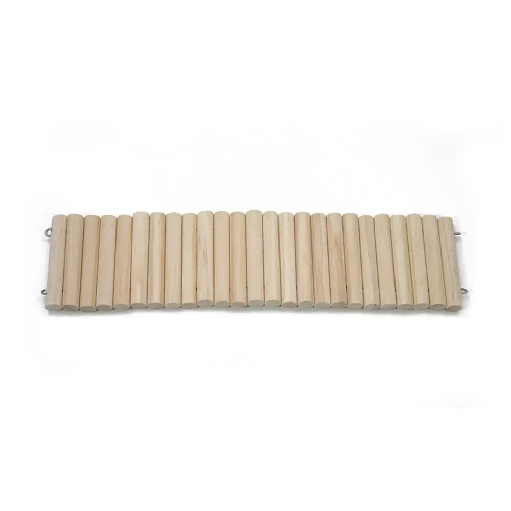 Bendable Hamster Multifunctional Easy To Install Hamster Wooden Cage Decoration