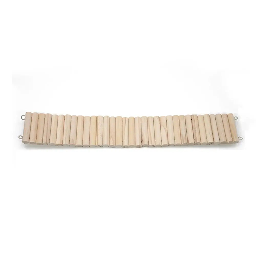 Bendable Hamster Multifunctional Easy To Install Hamster Wooden Cage Decoration