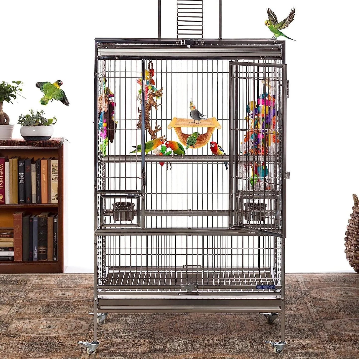 Multi - colored Detachable and Washable Hanging Cradles for Parrot and Pet Hamster on Windowsill for Warmth