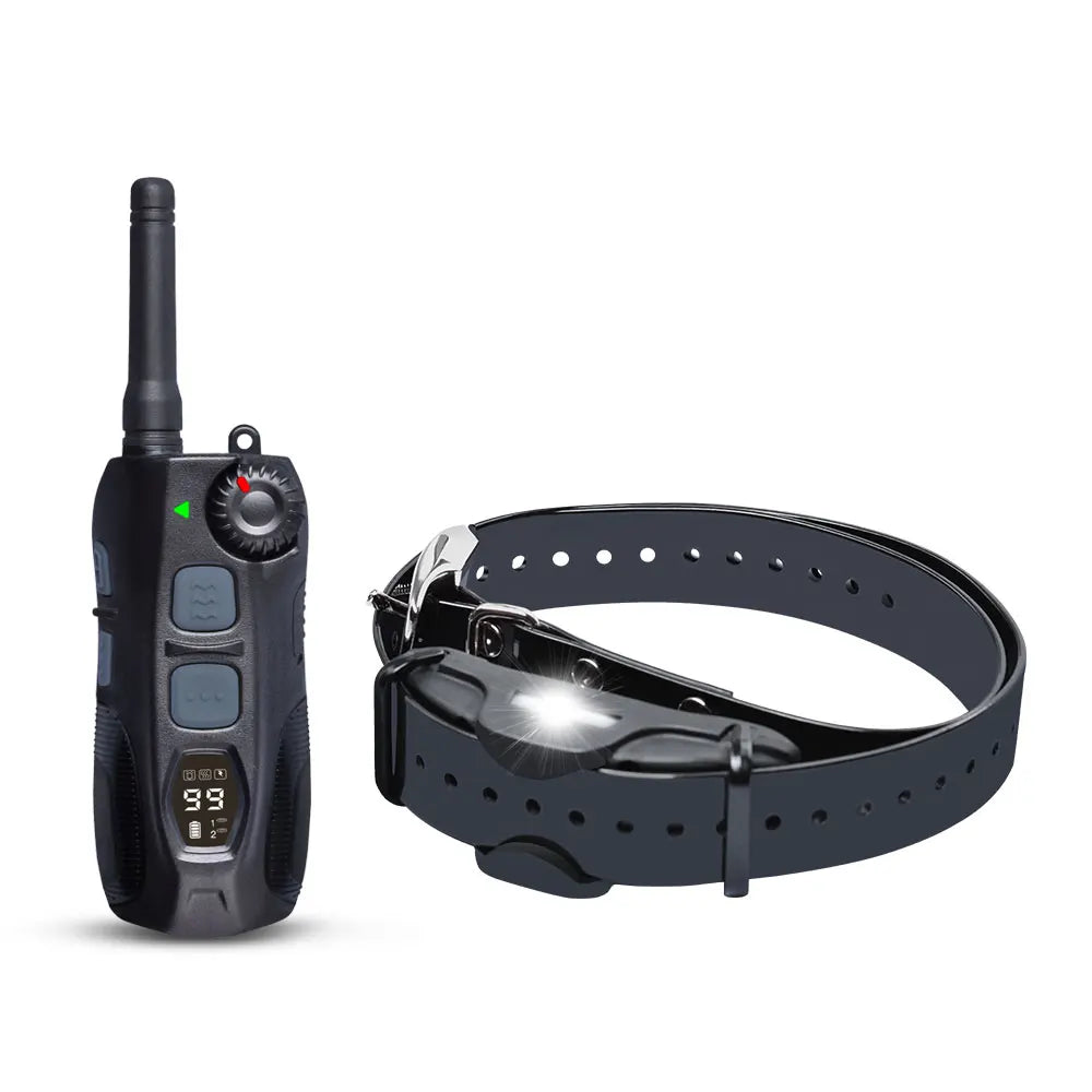 JANPET 1.25Mile Hunting Dog Training Collar Professional Remote PET Trainer Waterproof Electric Shock Dog Collars with LED Light