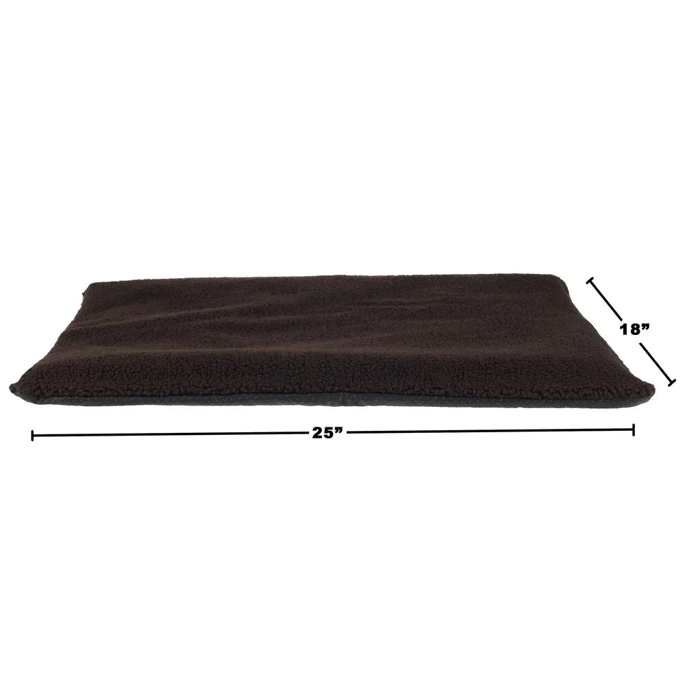 Self-Heating Pet Pad Thermal Dog Cat Mat Soft Washable Sherpa Cover Cozy Insulated Crate Bed Puppy Blanket Indoor Outdoor Use