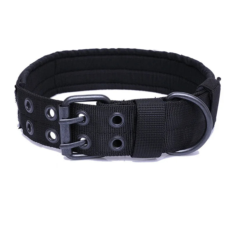 Adjustable Dog Collars Classic Reflective Training Military Dog Collar Nylon Heavy Duty Tactical Dog Collar German Shepherd