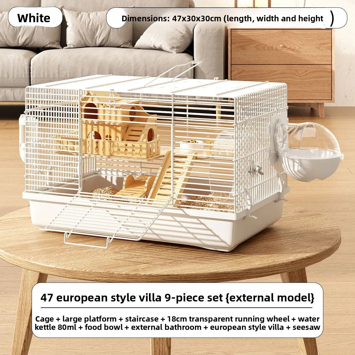 Extra Large Hamster Cage Luxury Villa Golden Hamster Habitat Basic Cage Cheap Big House Set with Accessories