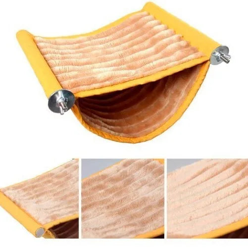 Multi - colored Detachable and Washable Hanging Cradles for Parrot and Pet Hamster on Windowsill for Warmth
