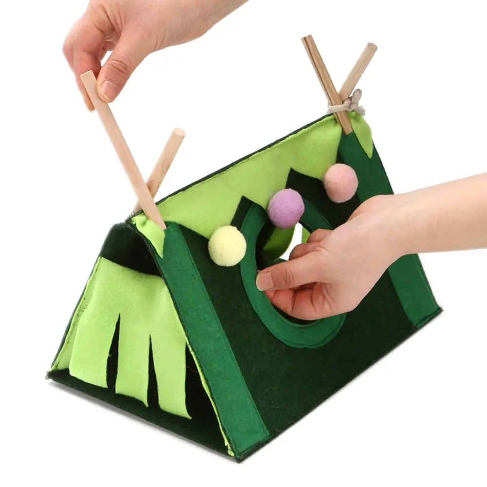 Felt Tent Hideout Cage Animal Tunnel House Hamster Cage Hamster House Rabbit Nest Small Pet Nest