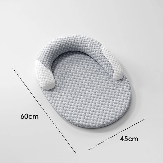 Summer Cooling Pet Dog Mat for Small Medium Dogs Oval Shape Puppy Mat Removable Breathable Dog Sleeping Mat Dog Accessories