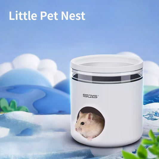 Hamster Ice House Golden Bear Greenhouse Summer Coolness and Cooling Artifact Small Pet Summer Shelter Evacuation House