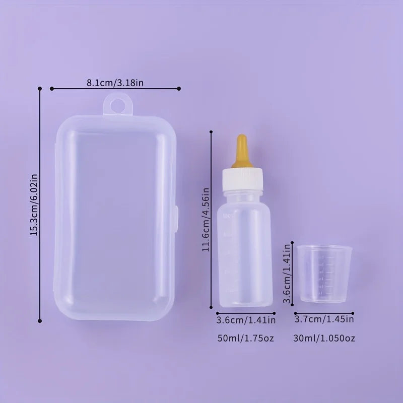 Pet Feeding Device Set Cat Dog Care Bottle Syringe Suit Newborn Kitten/Puppy Feed Device Feeding Bottle Kitten/Puppy Medication Device