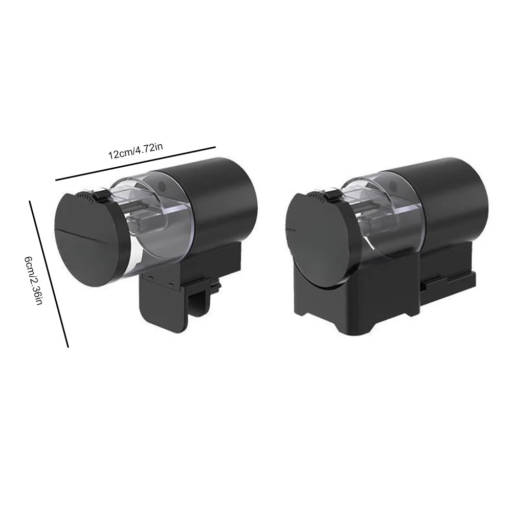 3-1PCS Automatic Fish Feeder for Aquarium 100ml/3.38oz Capacity Auto Fish Feeders Easy to Set Up Smart Timer Fish Food Dispenser