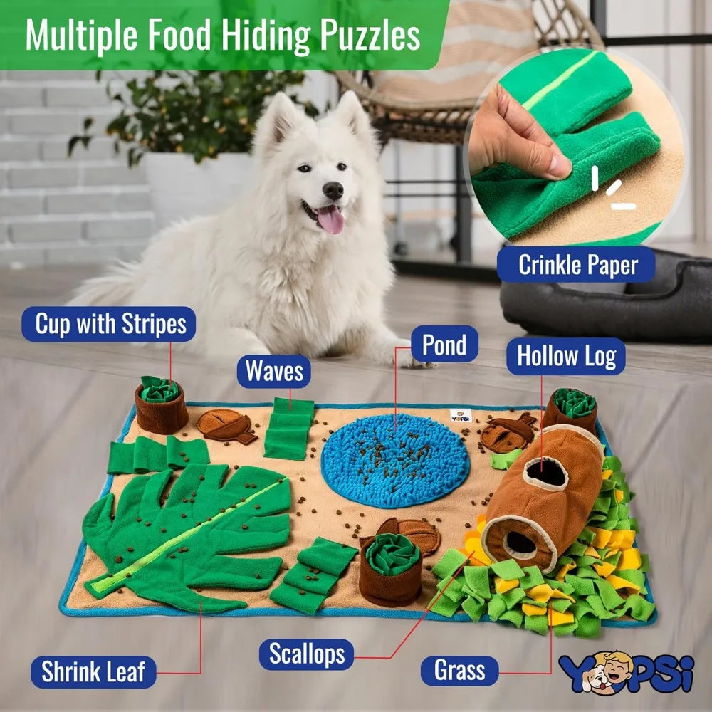 Snuffle Mat for Dogs Large Breed 39.4''x23.6''- Interactive Dog Toys for Boredom - Sniff mat - Mental Stimulation - Enrichment Toy
