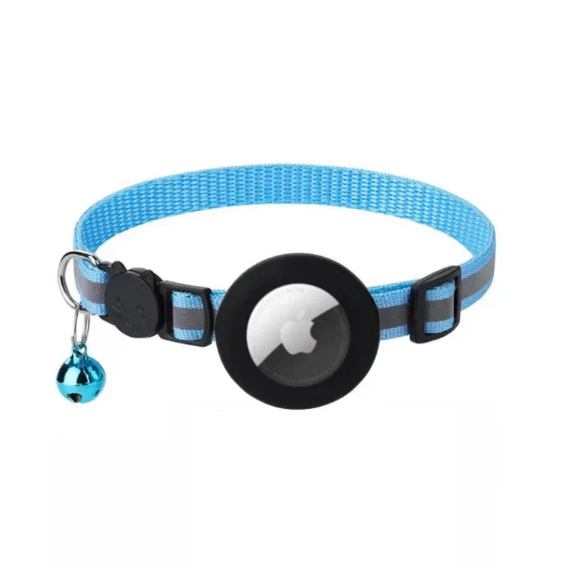 Dog Gps Trackers Collar Mini Pet Tracker Reflective Breakaway Airtag Cat Collar For Airtag Cat Dog Accessories