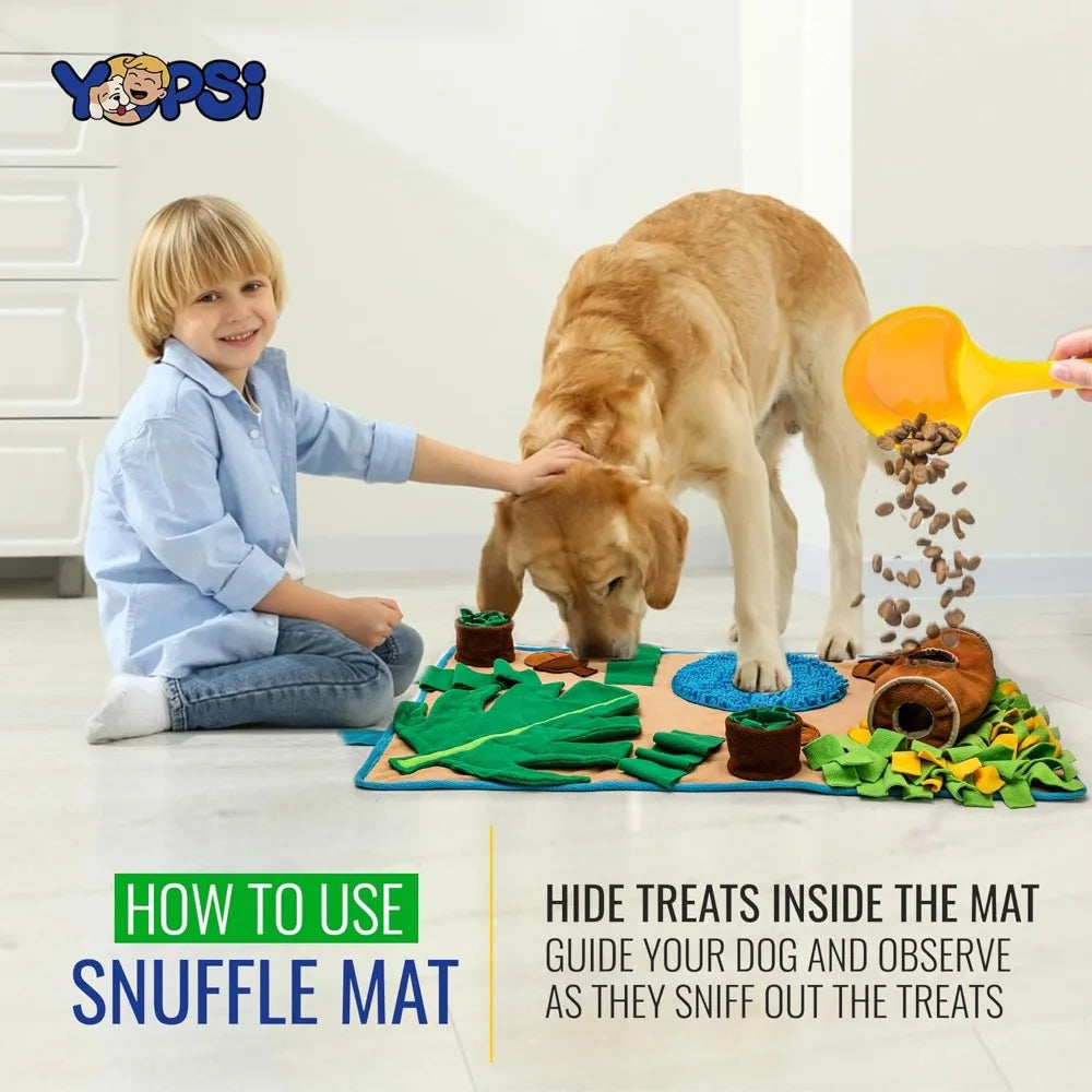 Snuffle Mat for Dogs Large Breed 39.4''x23.6''- Interactive Dog Toys for Boredom - Sniff mat - Mental Stimulation - Enrichment Toy