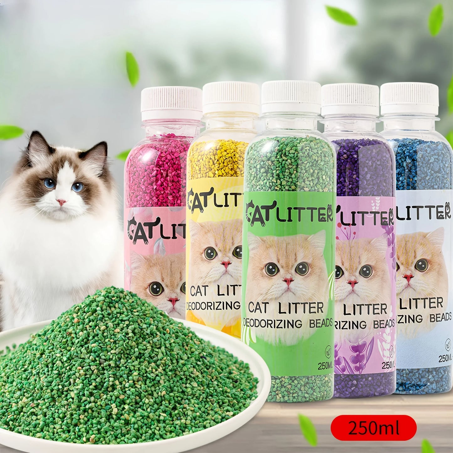 Cat Litter Deodorant Beads Air Freshener Deodorant Deodorant Cat Litter Box Antiodorant Beads Fragrant Beads Cat Accessories