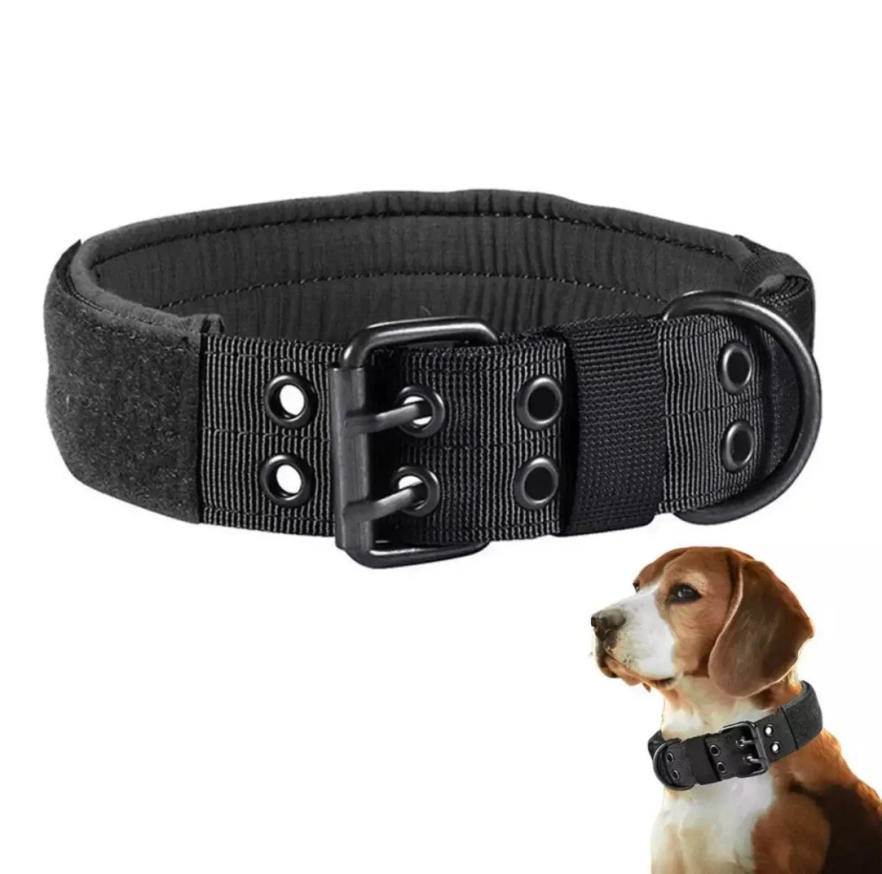 Adjustable Dog Collars Classic Reflective Training Military Dog Collar Nylon Heavy Duty Tactical Dog Collar German Shepherd