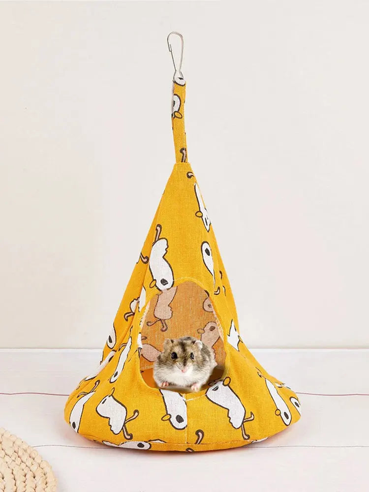 1 pc bird hammock small pet tent printed hamster hammock