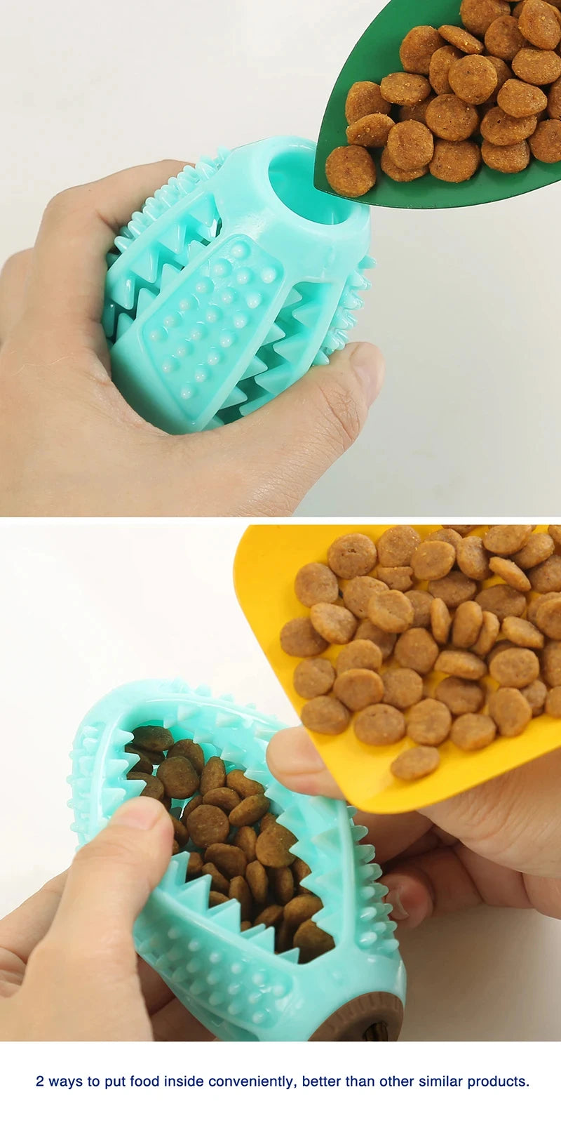 Large Dog Ball Toys Suction Cup Ropes Interactive Leaking Slow Feeder Chew Toy Teether