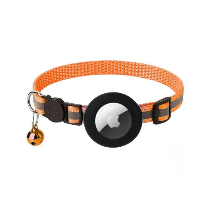 Dog Gps Trackers Collar Mini Pet Tracker Reflective Breakaway Airtag Cat Collar For Airtag Cat Dog Accessories