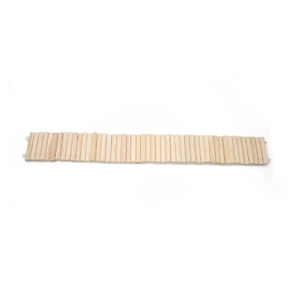 Bendable Hamster Multifunctional Easy To Install Hamster Wooden Cage Decoration