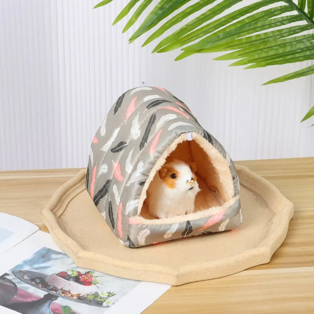 Soft Rabbit Squirrel Comfortable Winter Small Animal Sleeping Bed Guinea Pig Nest Warm Mat Hamster House