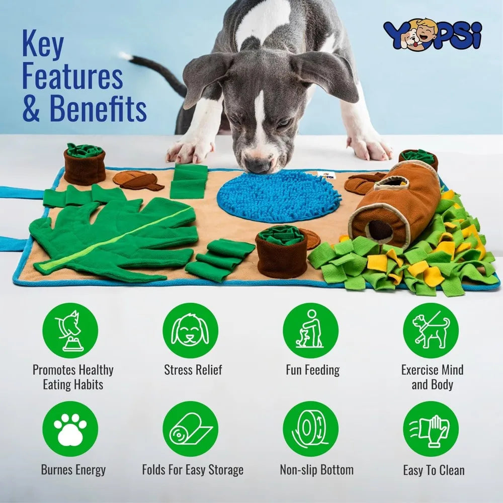 Snuffle Mat for Dogs Large Breed 39.4''x23.6''- Interactive Dog Toys for Boredom - Sniff mat - Mental Stimulation - Enrichment Toy