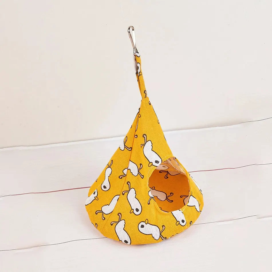 1 pc bird hammock small pet tent printed hamster hammock