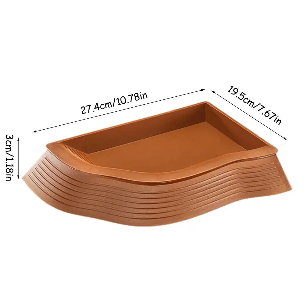 Reptile Water Bowl Anti-Slip Turtle Bathing Pool Tortoise Feeder Tortoise Feeding Dish for Hamster Tortoise Snake supplies