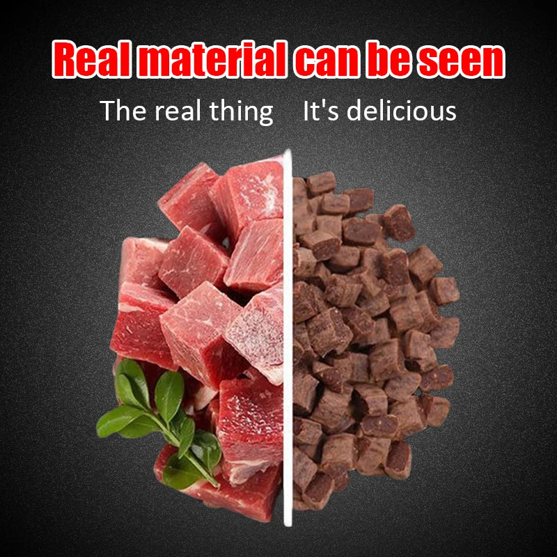 Dog Snacks Beef Particles Easy Digesting Nutritious Delicious Chewy Training Rewards for Adult Dog Puppies Pet Food Snacks