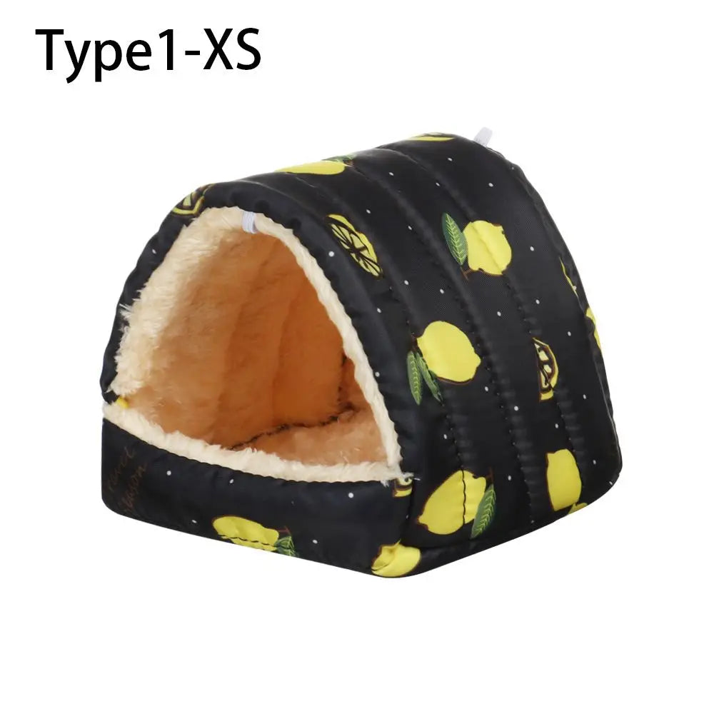 Soft Rabbit Squirrel Comfortable Winter Small Animal Sleeping Bed Guinea Pig Nest Warm Mat Hamster House