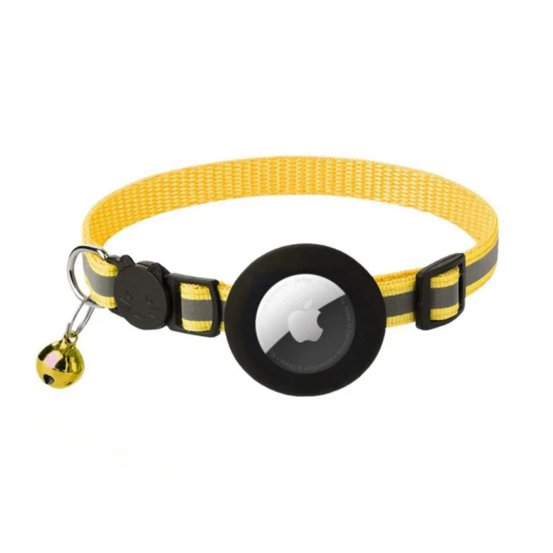 Dog Gps Trackers Collar Mini Pet Tracker Reflective Breakaway Airtag Cat Collar For Airtag Cat Dog Accessories