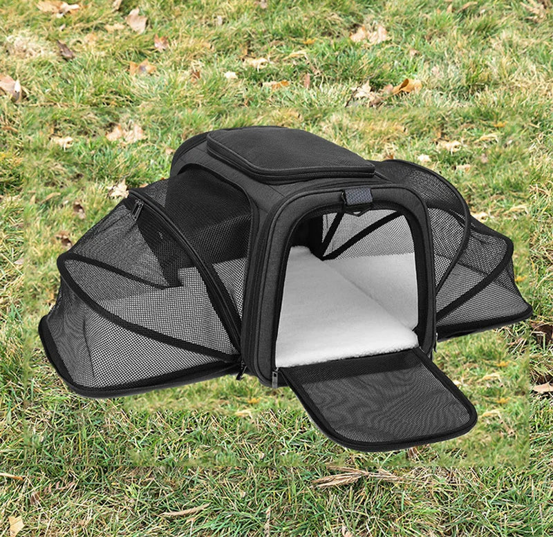 Cat Bag Carriers Outdoor Bag Transporter Portable Handbags Small Foldable Dog Cat Accessories Travel Car Carrying Pet Moving Bag