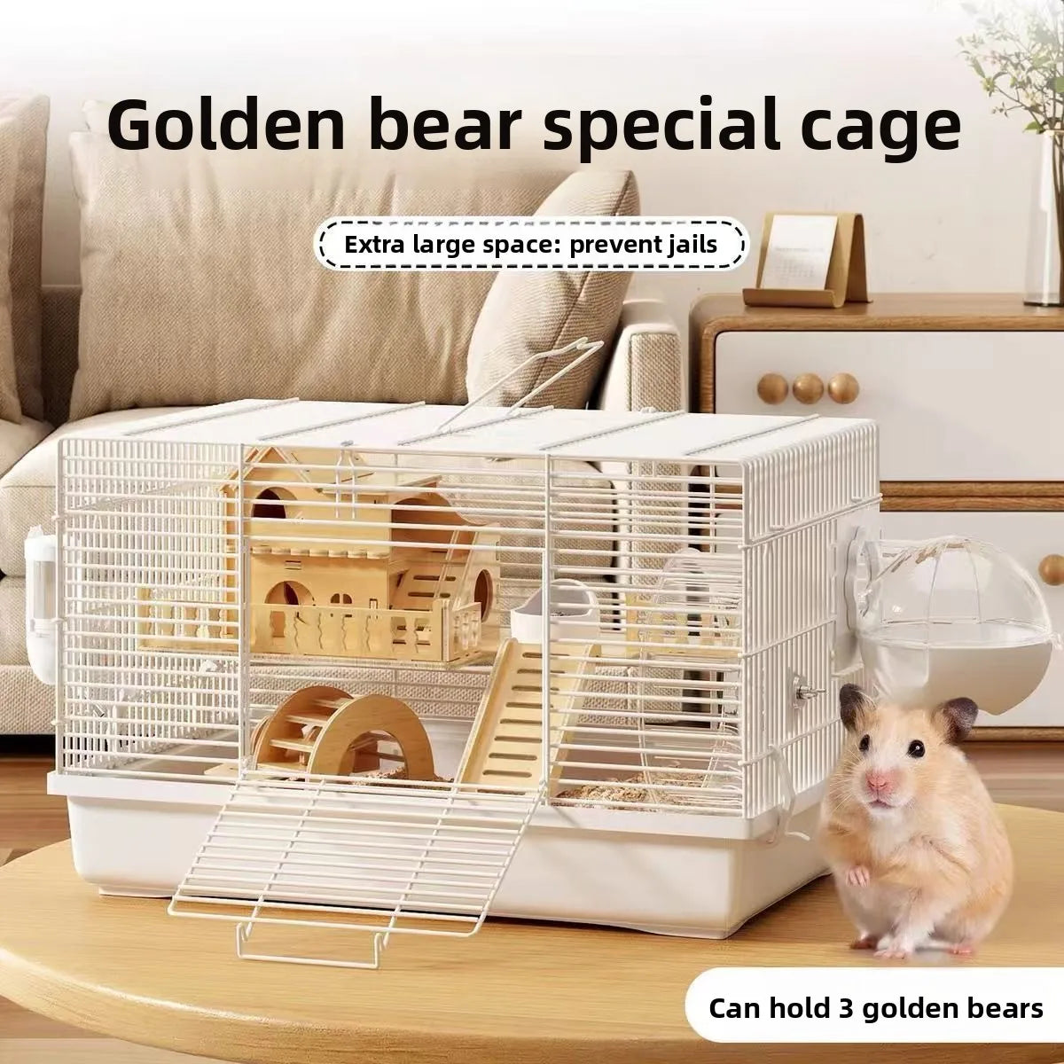 Extra Large Hamster Cage Luxury Villa Golden Hamster Habitat Basic Cage Cheap Big House Set with Accessories