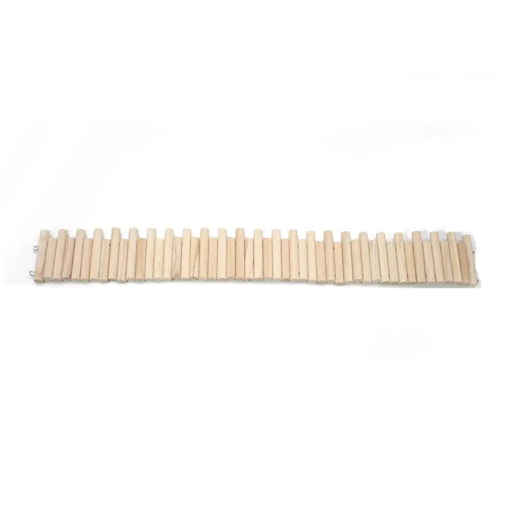 Bendable Hamster Multifunctional Easy To Install Hamster Wooden Cage Decoration