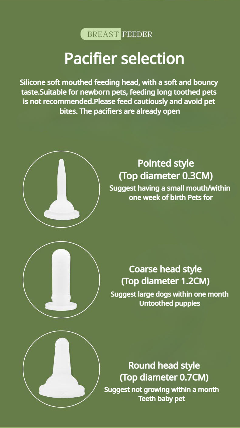 Pet Feeding Device Set Cat Dog Care Bottle Syringe Suit Newborn Kitten/Puppy Feed Device Feeding Bottle Kitten/Puppy Medication Device