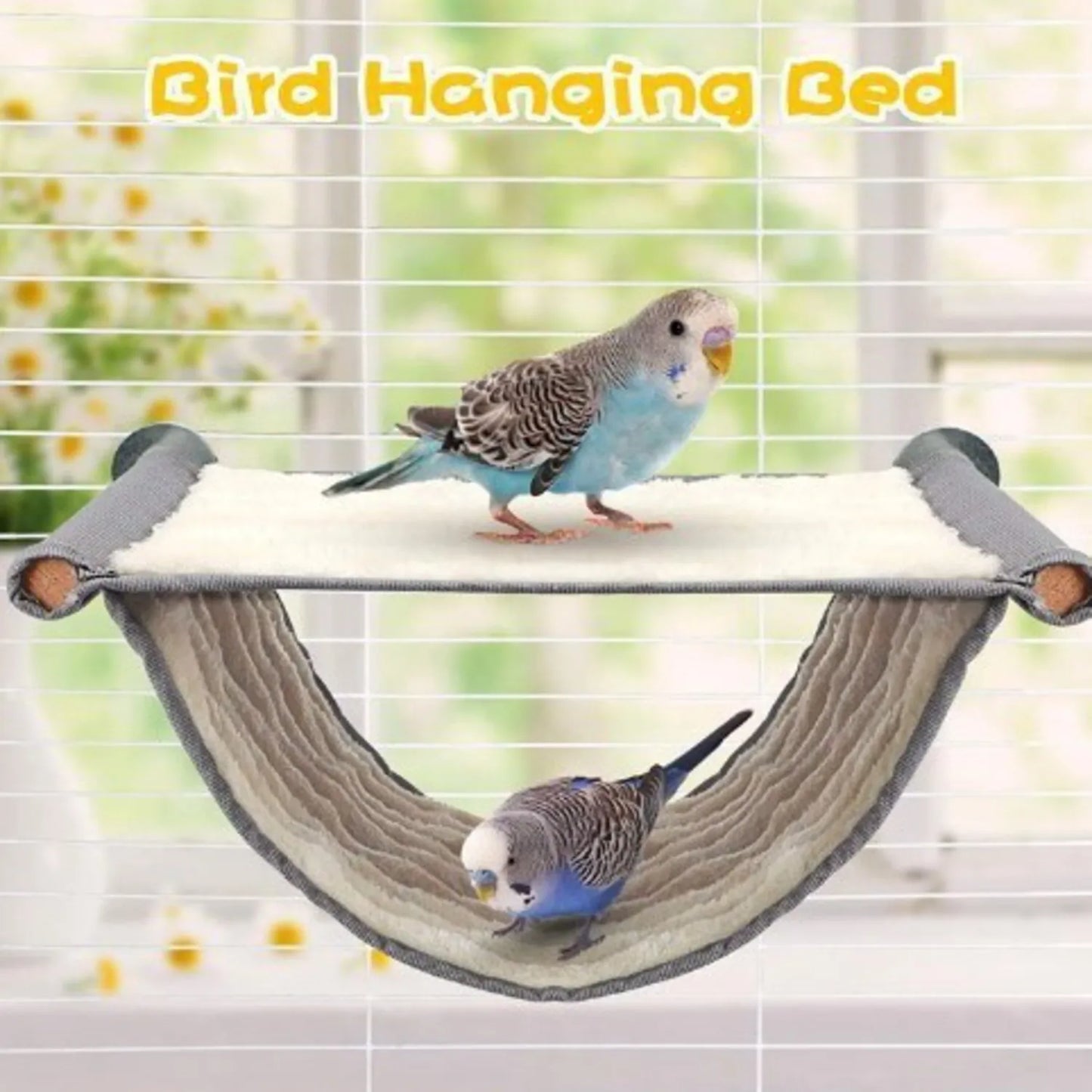 Multi - colored Detachable and Washable Hanging Cradles for Parrot and Pet Hamster on Windowsill for Warmth
