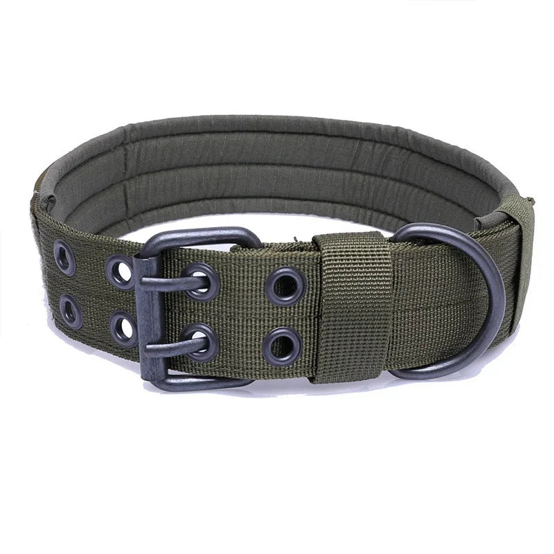 Adjustable Dog Collars Classic Reflective Training Military Dog Collar Nylon Heavy Duty Tactical Dog Collar German Shepherd
