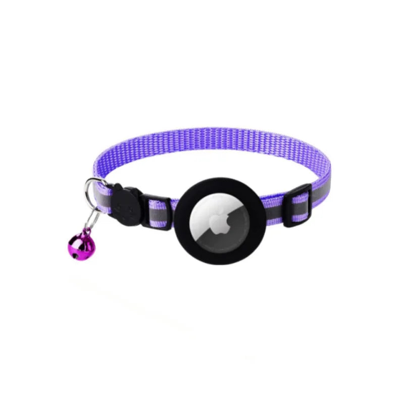 Dog Gps Trackers Collar Mini Pet Tracker Reflective Breakaway Airtag Cat Collar For Airtag Cat Dog Accessories