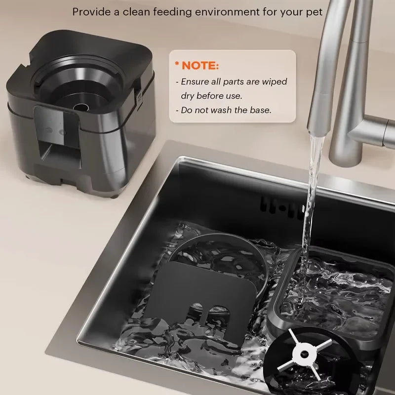 2L Automatic Pet Feeder Wifi Smart Cat Dog Food Dispenser App Controlled Slow and Quantitative Feeding for Pets Cat Accessories