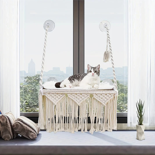 Bed for Cats Hammock Hammack Window Accessories Balcon Pets Beds House Furniture Things Pet Hammocks Hanging Products Cat