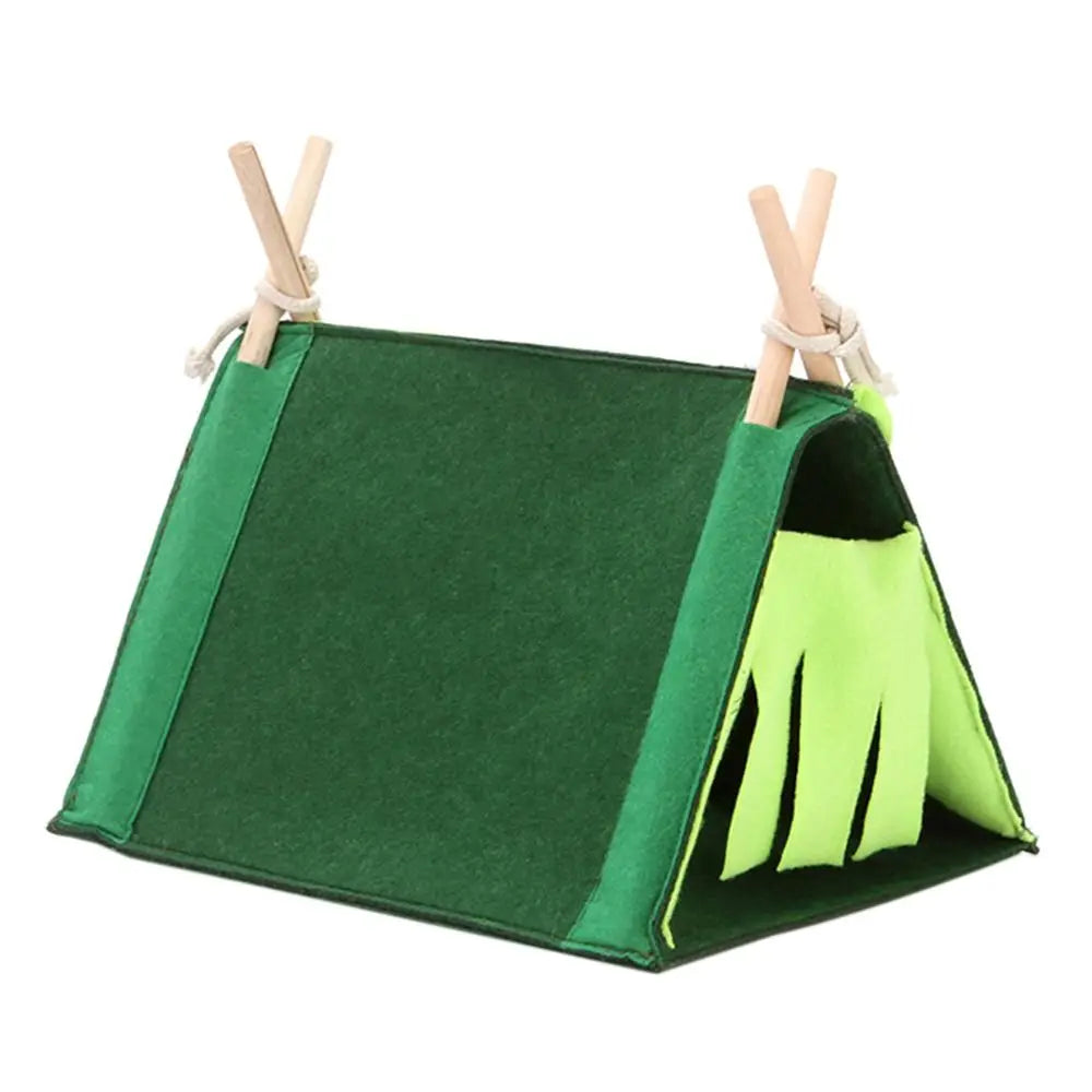 Felt Tent Hideout Cage Animal Tunnel House Hamster Cage Hamster House Rabbit Nest Small Pet Nest