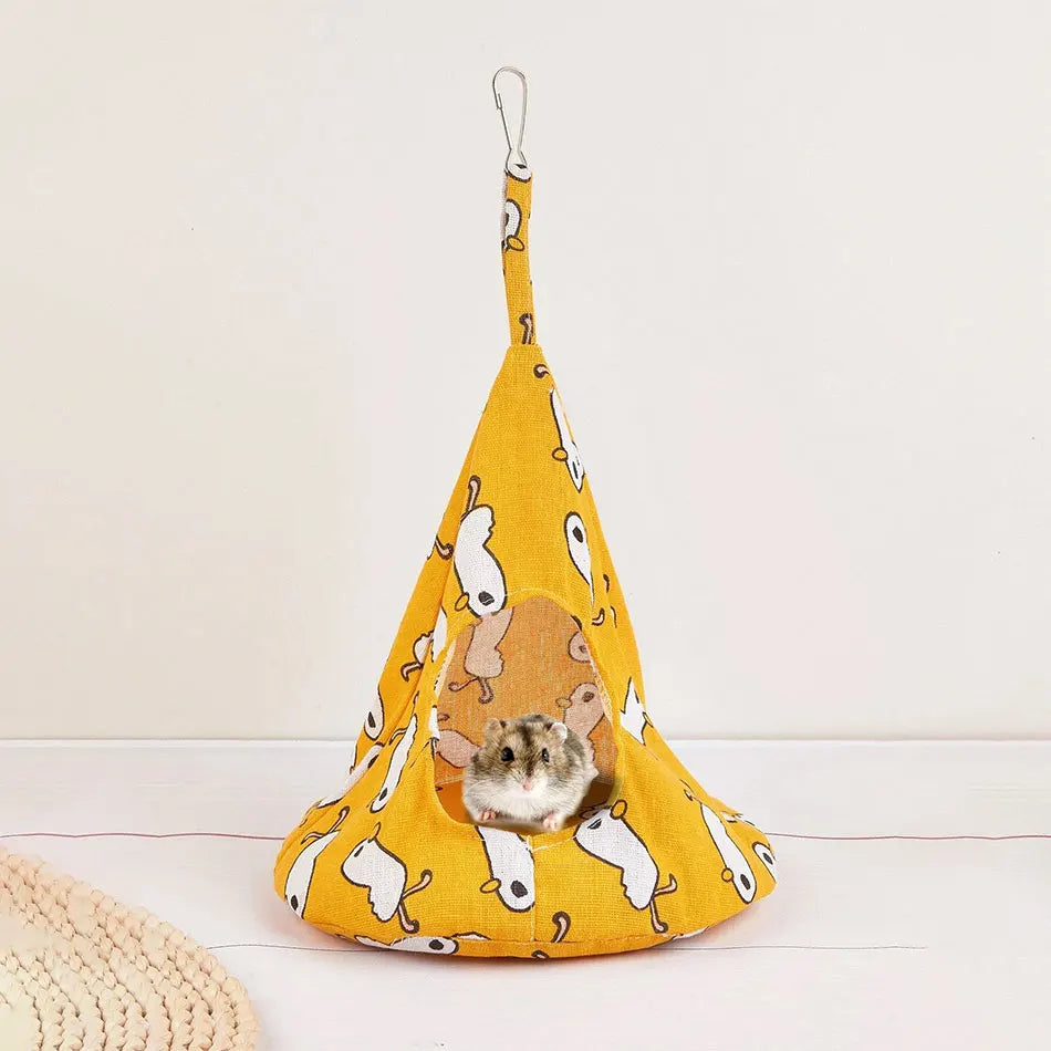 1 pc bird hammock small pet tent printed hamster hammock