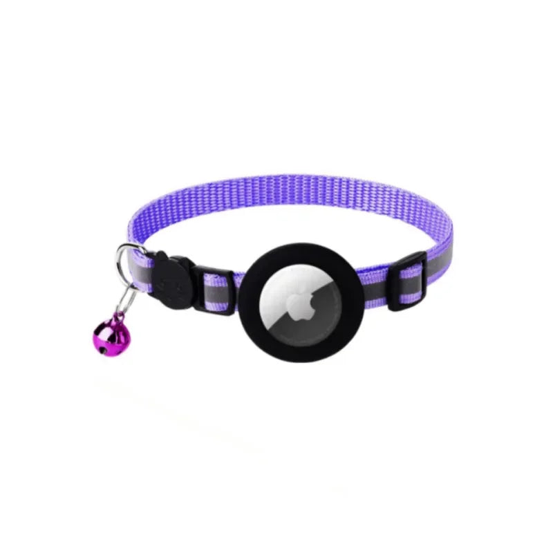 Dog Gps Trackers Collar Mini Pet Tracker Reflective Breakaway Airtag Cat Collar For Airtag Cat Dog Accessories