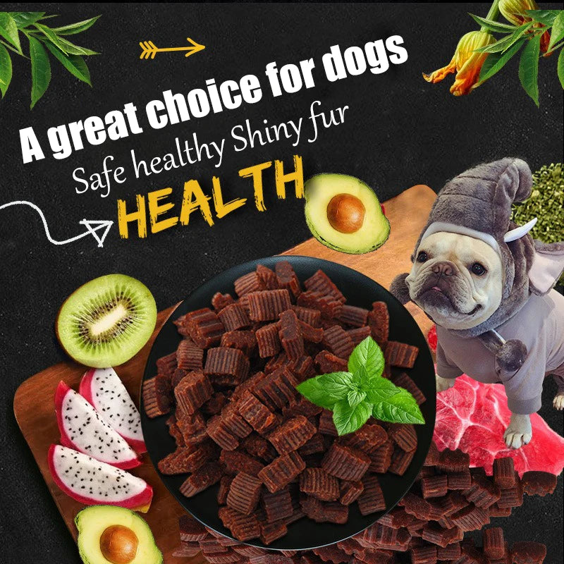 Dog Snacks Beef Particles Easy Digesting Nutritious Delicious Chewy Training Rewards for Adult Dog Puppies Pet Food Snacks